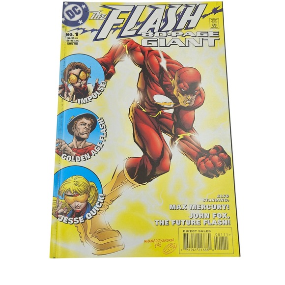 DC Comics The Flash‎ Giant No. 1 Comic Book Impulse Golden Age Jesse Quick - Picture 1 of 6